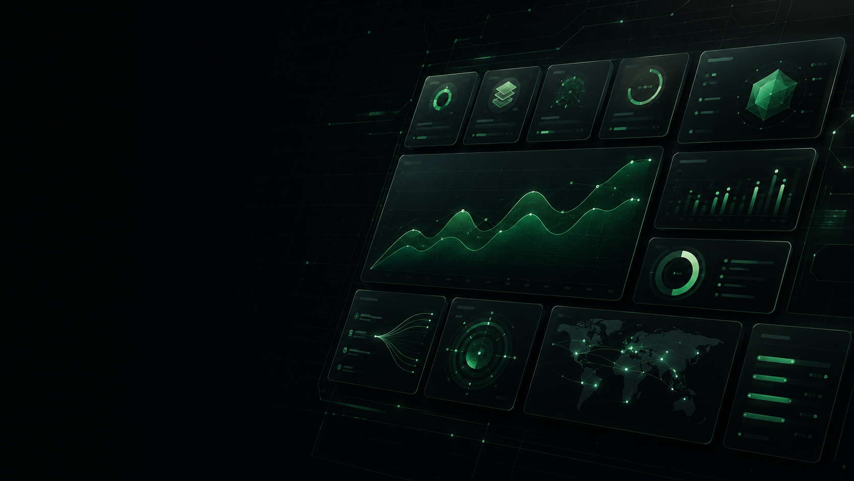 Business analytics dashboard